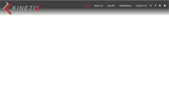 Desktop Screenshot of kinetixgym.com